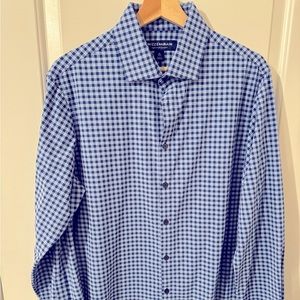 Mizzen Main Men’s Leeward Light Blue Red Multi Plaid
Medium / Trim / Regular